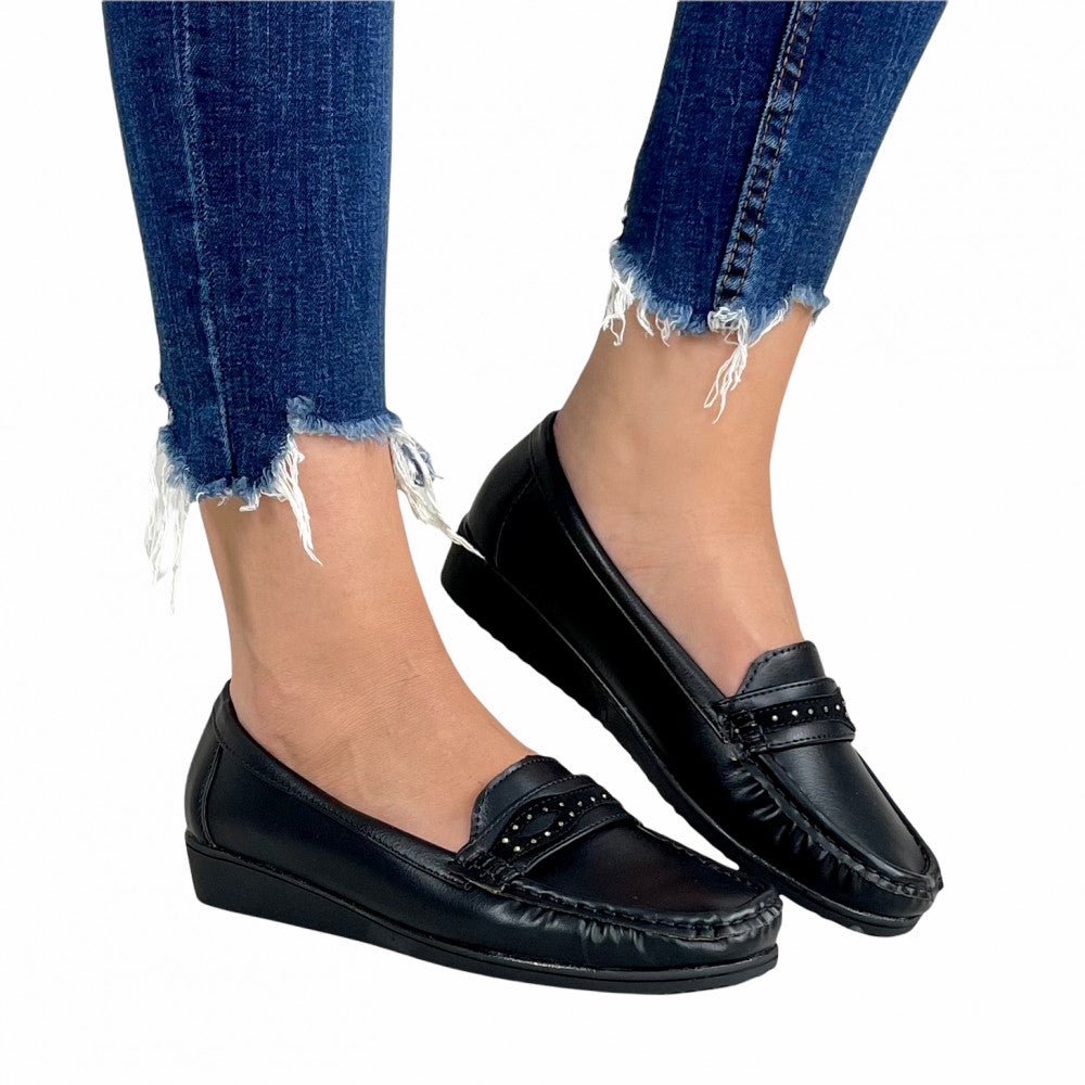 Pantofi Casual Tazia Negru - BristoGool