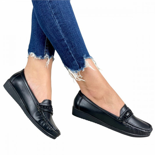 Pantofi Casual Tazia Negru - BristoGool