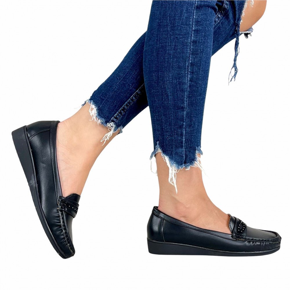 Pantofi Casual Tazia Negru - BristoGool