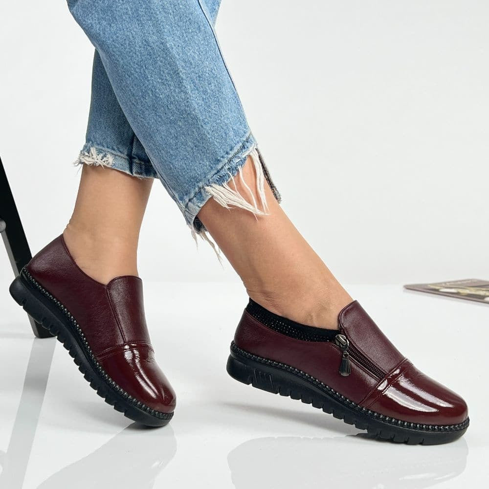 Pantofi Casual Ulami Visiniu