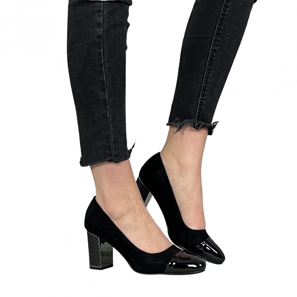 Pantofi Cu Toc Belinda 2 Negru