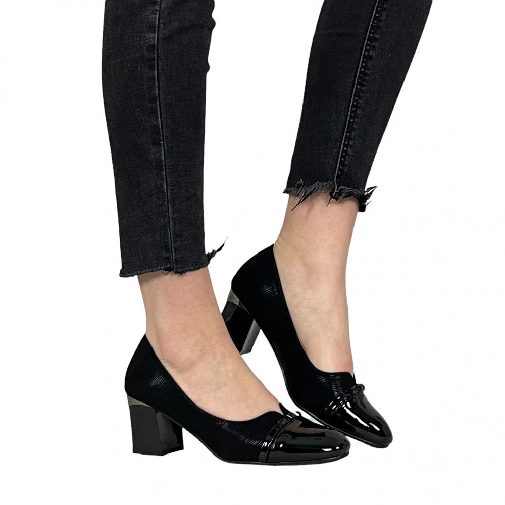 Pantofi Cu Toc Belinda 5 Negru
