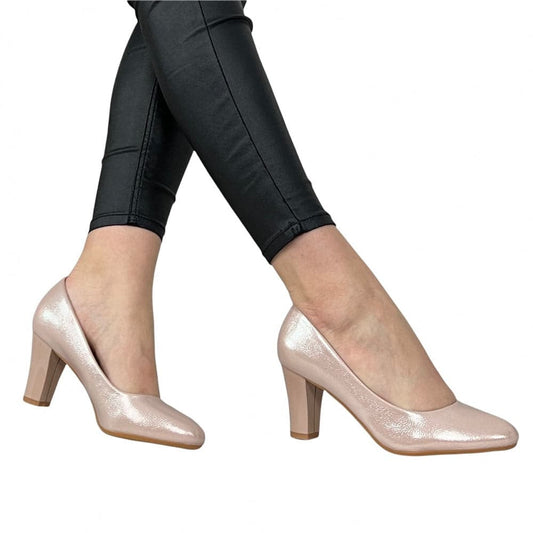 Pantofi cu toc Clarie Bej