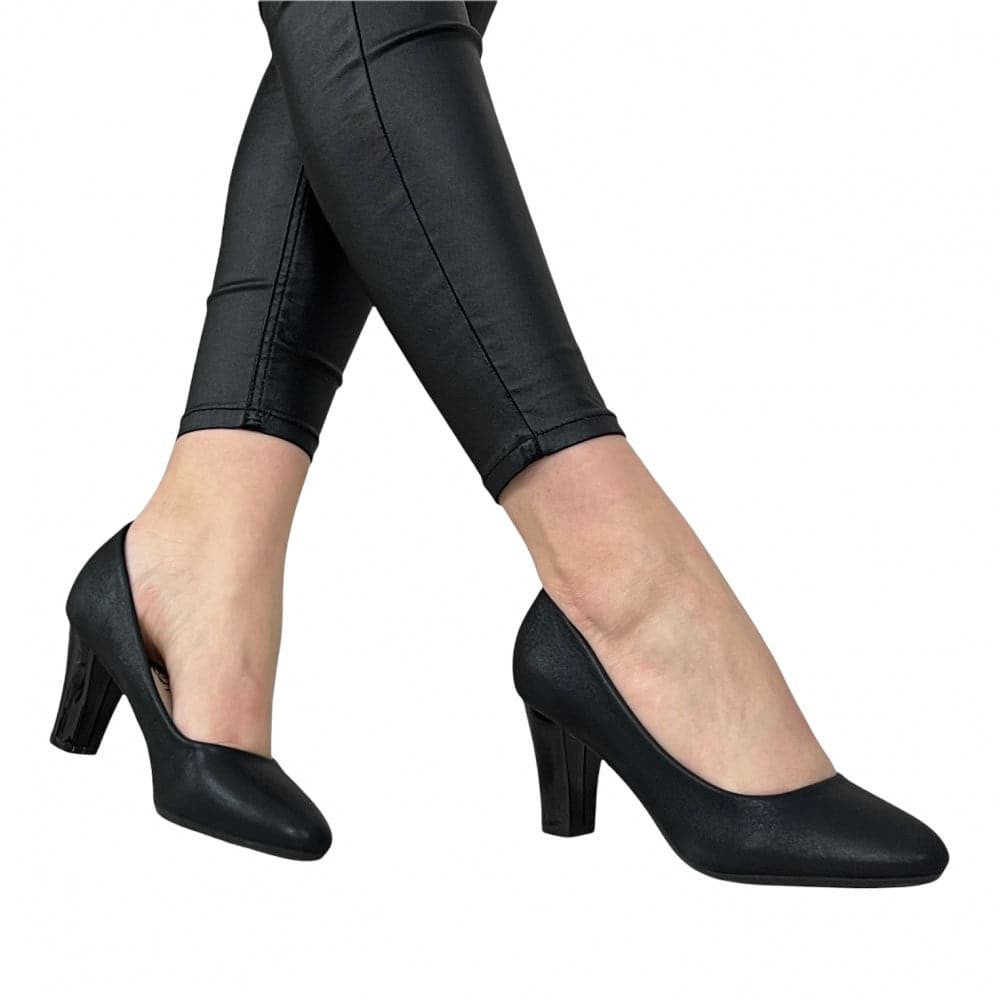 Pantofi cu toc Clarie Negru