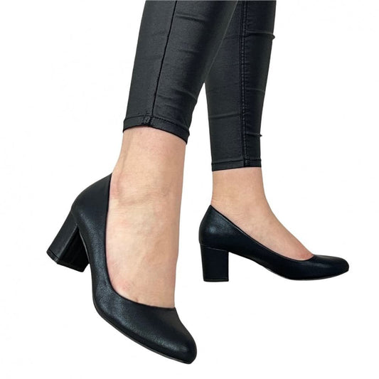 Pantofi Cu Toc Gaby Negru - BristoGool