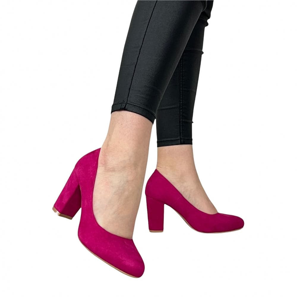 Pantofi Cu Toc Ilinda Roz