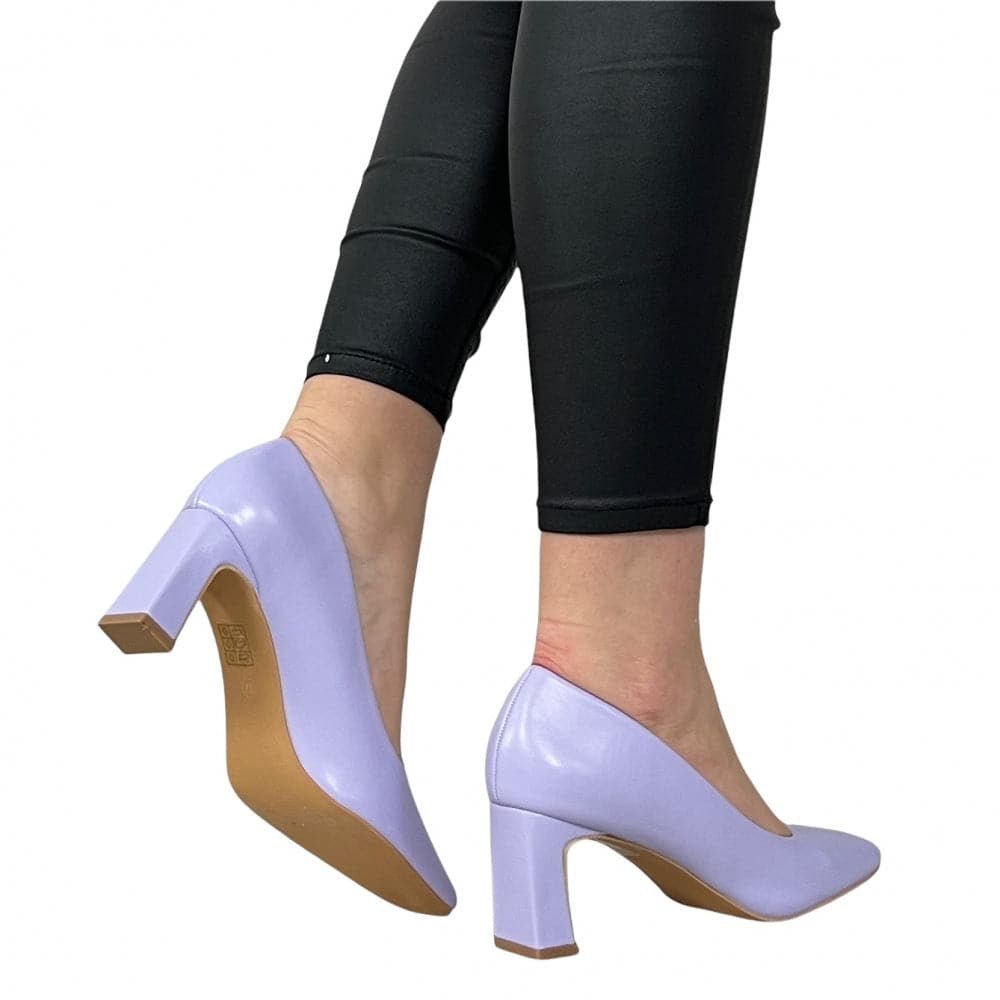 Pantofi Cu Toc Ivy Mov - BristoGool