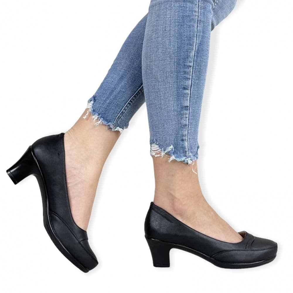 Pantofi Cu Toc Virginia Negru
