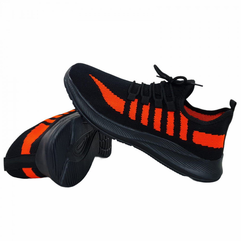 Pantofi Sport Caro Negru Portocaliu