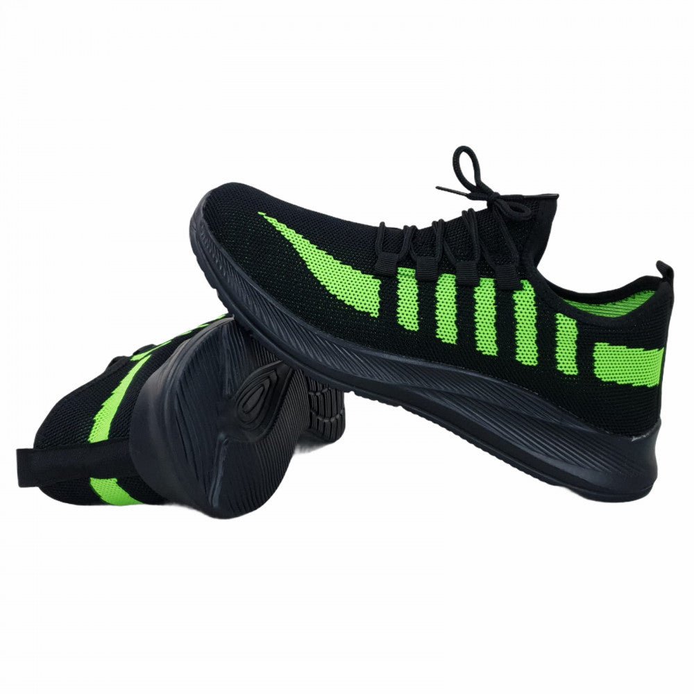 Pantofi Sport Caro Negru Verde 1 - BristoGool