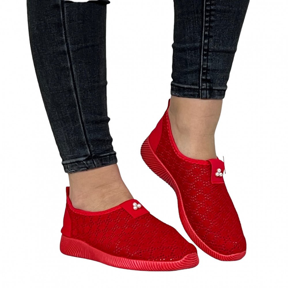 Pantofi Sport Mergos Rosu - BristoGool