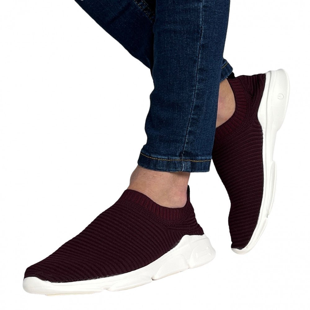 Pantofi Sport Nevi Visiniu - BristoGool