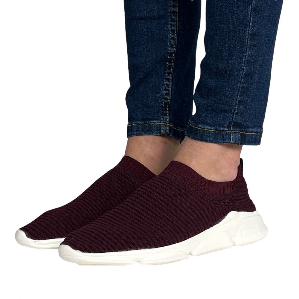 Pantofi Sport Nevi Visiniu - BristoGool