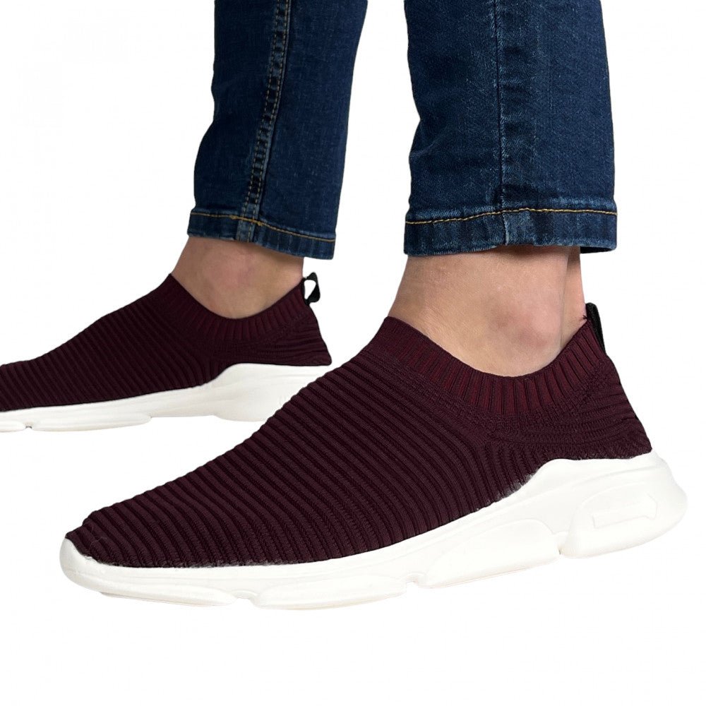 Pantofi Sport Nevi Visiniu - BristoGool