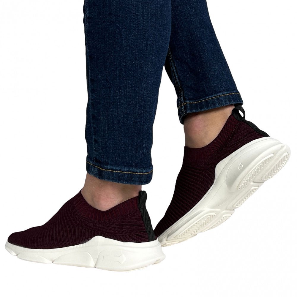 Pantofi Sport Nevi Visiniu - BristoGool