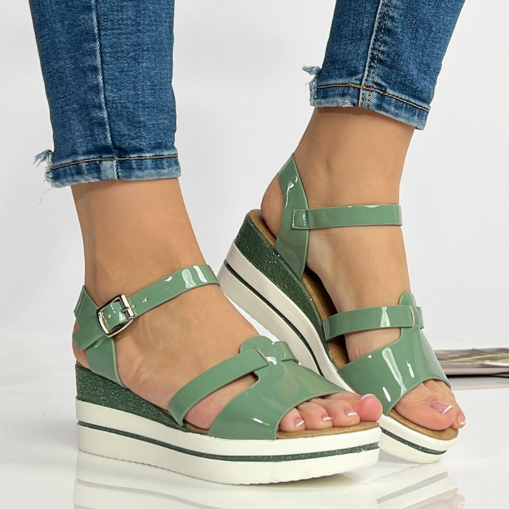 Sandale Iuliana Verde
