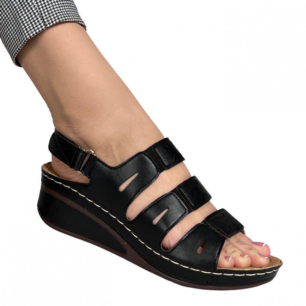 Sandale Nera Negru - BristoGool